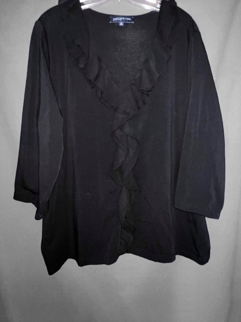Jones New York Back Ruffle Blouse